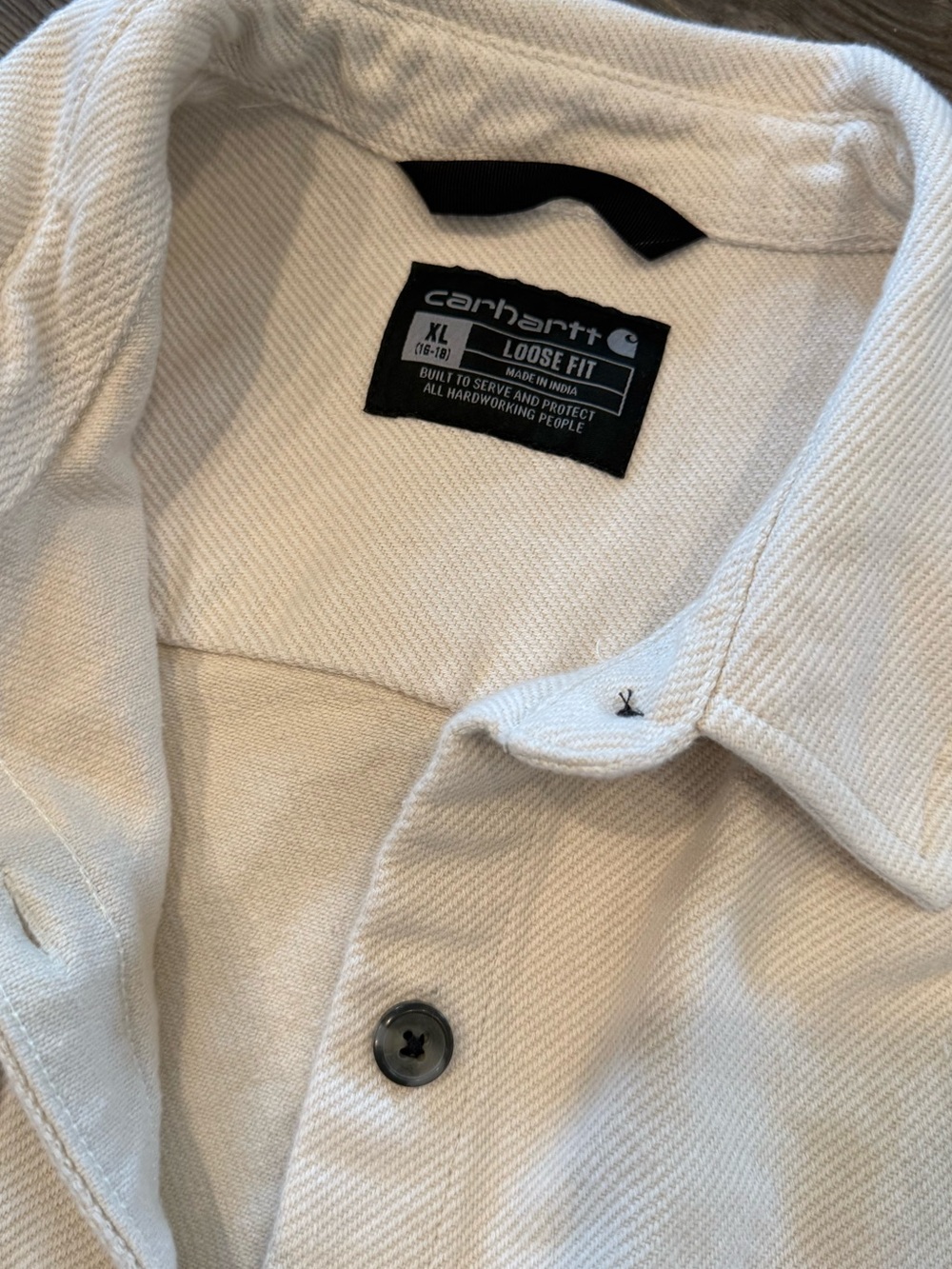 Carhartt Women’s Twill Shirt Jacket Shacket Size XL Loose Fit - Picture 6 of 6